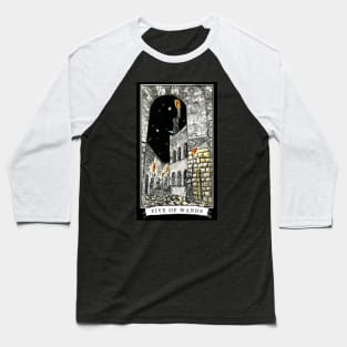 The Five of Wands - The Tarot Restless Baseball T-Shirt